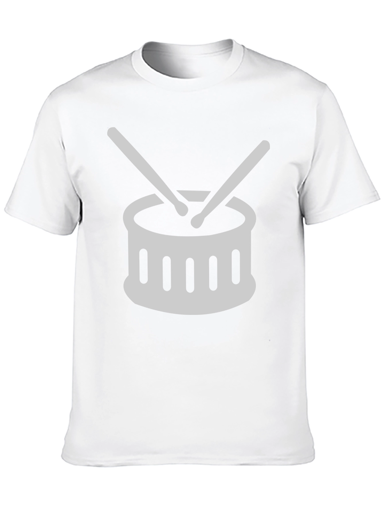 Drum Set Graphic Tee - Music Lover T-Shirt