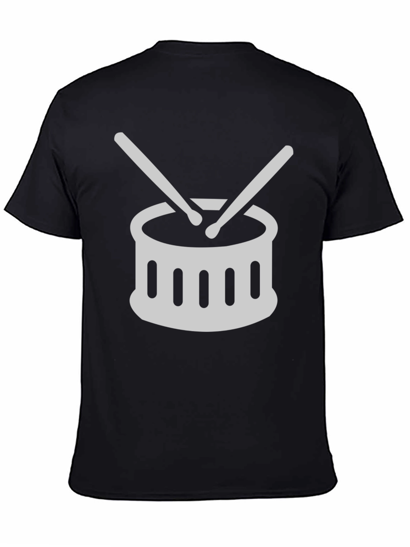Drum Set Graphic Tee - Music Lover T-Shirt
