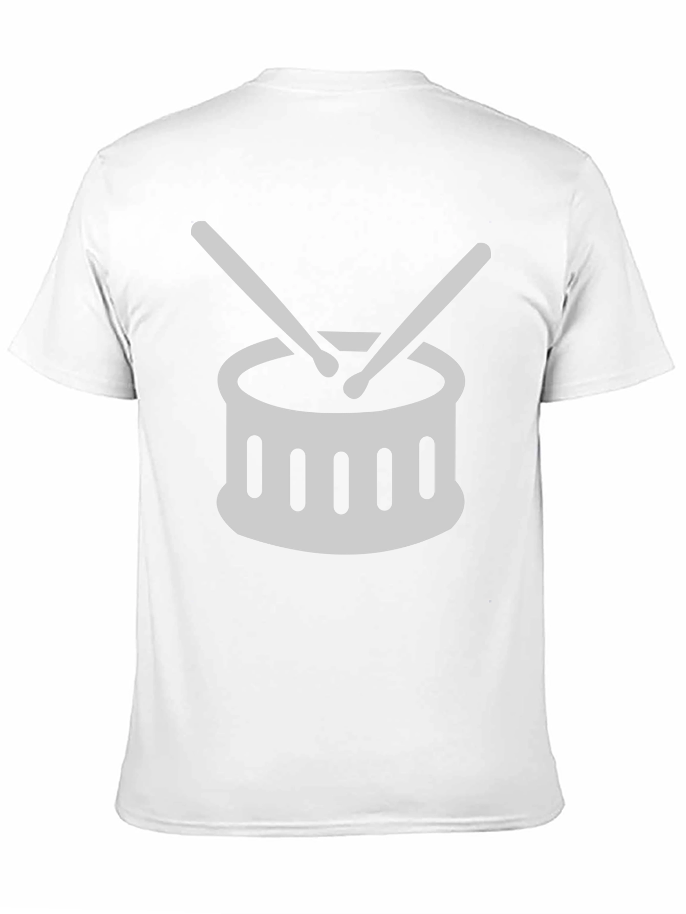 Drum Set Graphic Tee - Music Lover T-Shirt