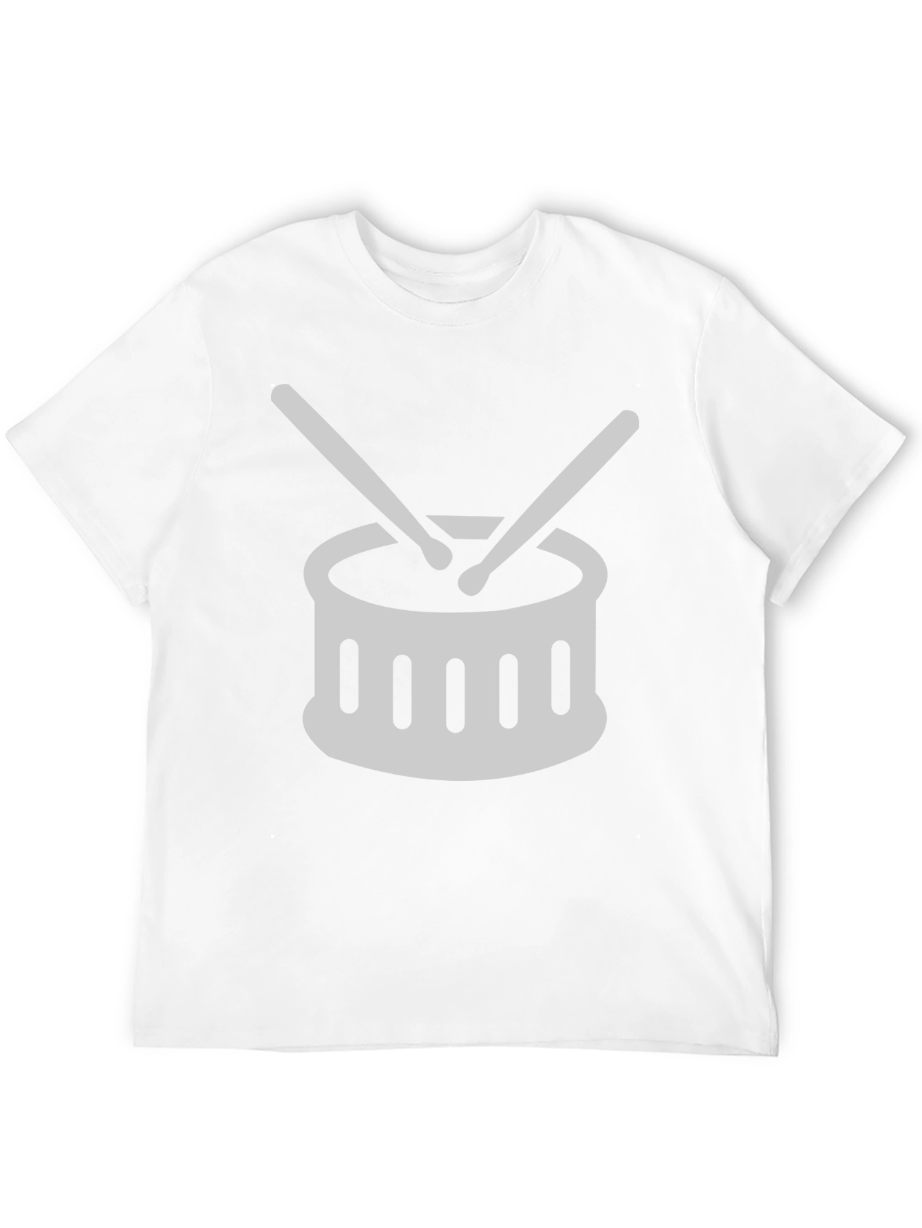 Drum Set Graphic Tee - Music Lover T-Shirt