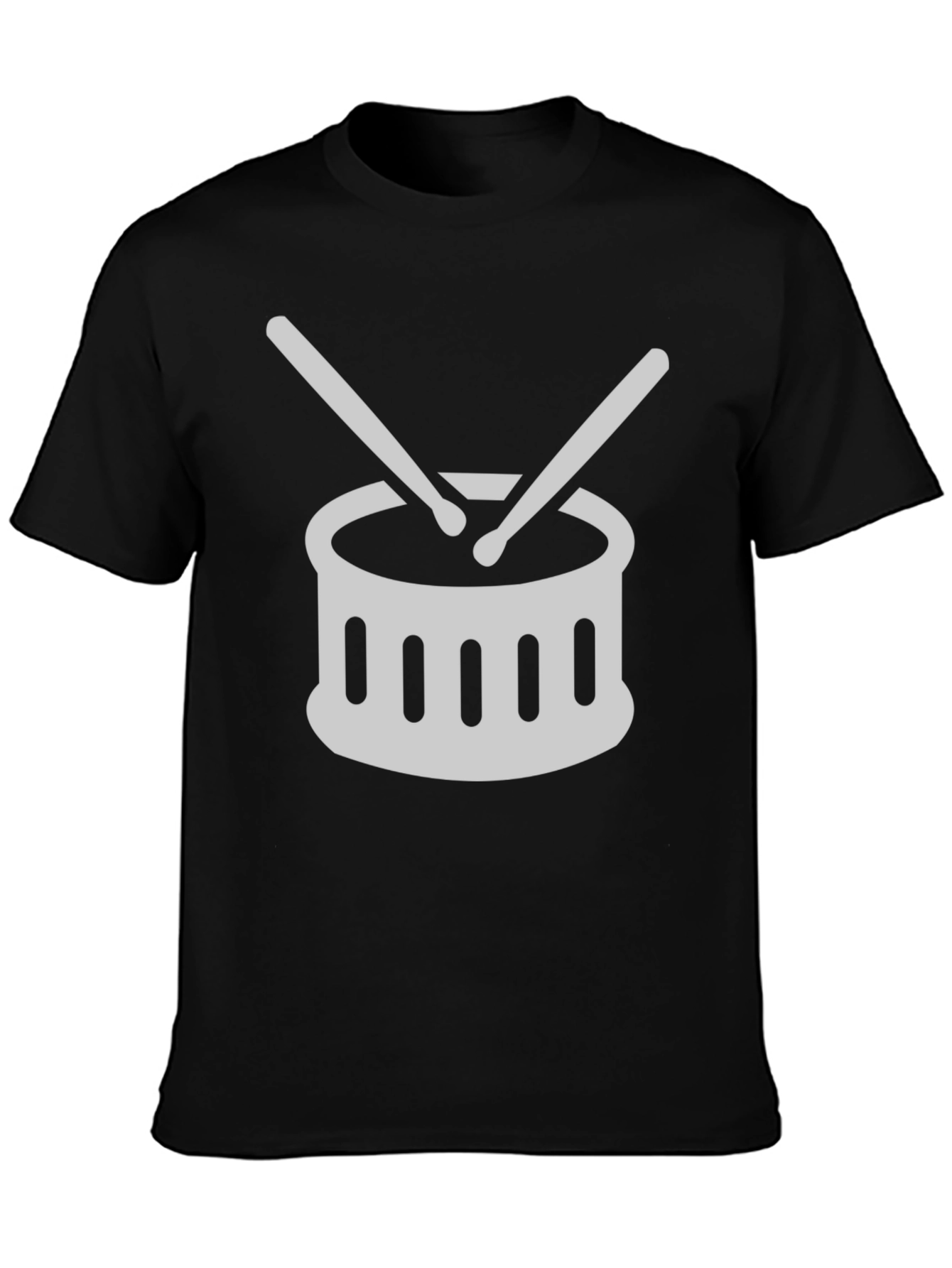 Drum Set Graphic Tee - Music Lover T-Shirt