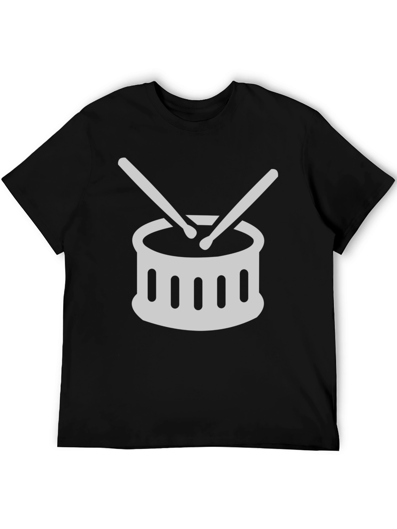 Drum Set Graphic Tee - Music Lover T-Shirt
