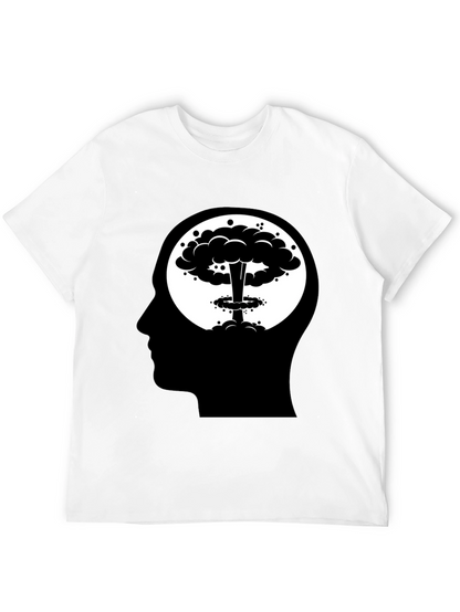 Atomic Mind T-Shirt - Black Cotton Blend Tee