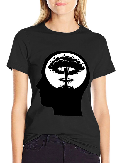 Atomic Mind T-Shirt - Black Cotton Blend Tee
