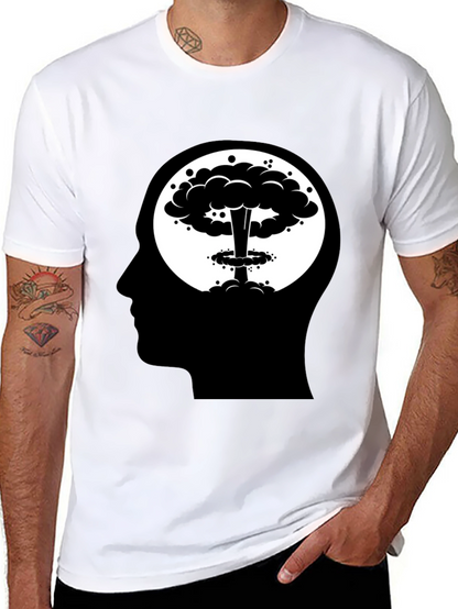 Atomic Mind T-Shirt - Black Cotton Blend Tee