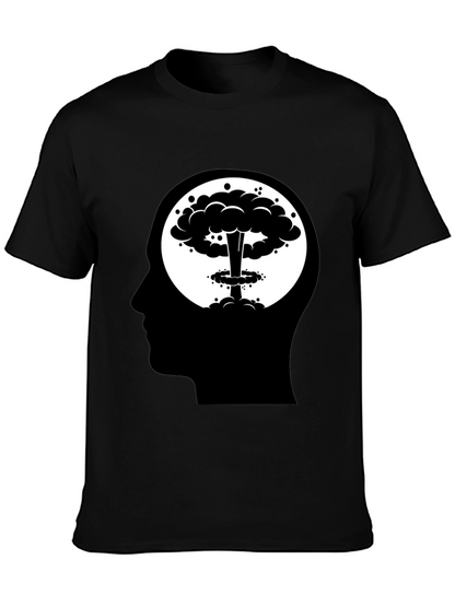Atomic Mind T-Shirt - Black Cotton Blend Tee