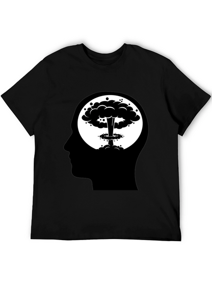 Atomic Mind T-Shirt - Black Cotton Blend Tee