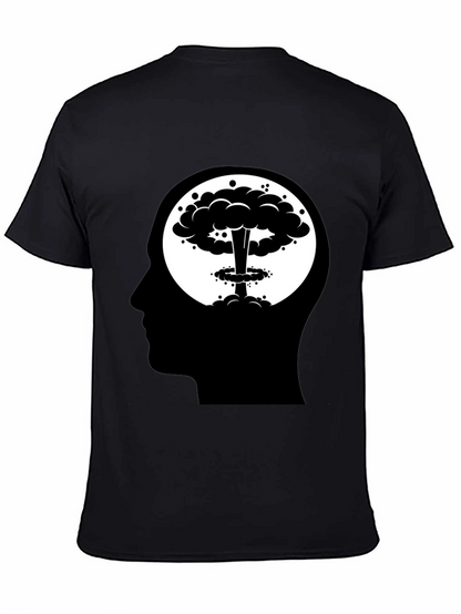 Atomic Mind T-Shirt - Black Cotton Blend Tee