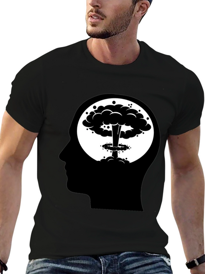 Atomic Mind T-Shirt - Black Cotton Blend Tee