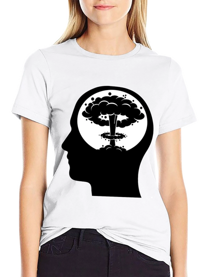 Atomic Mind T-Shirt - Black Cotton Blend Tee