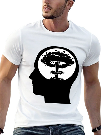 Atomic Mind T-Shirt - Black Cotton Blend Tee