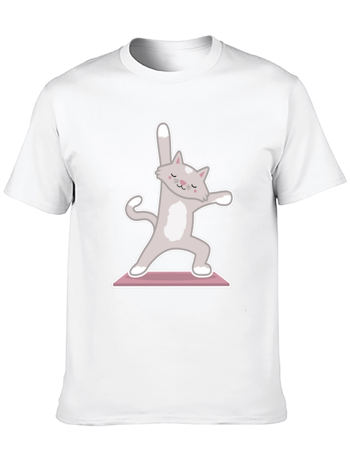 Yoga Cat T-Shirt - Zen Kitty Design