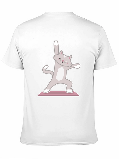 Yoga Cat T-Shirt - Zen Kitty Design