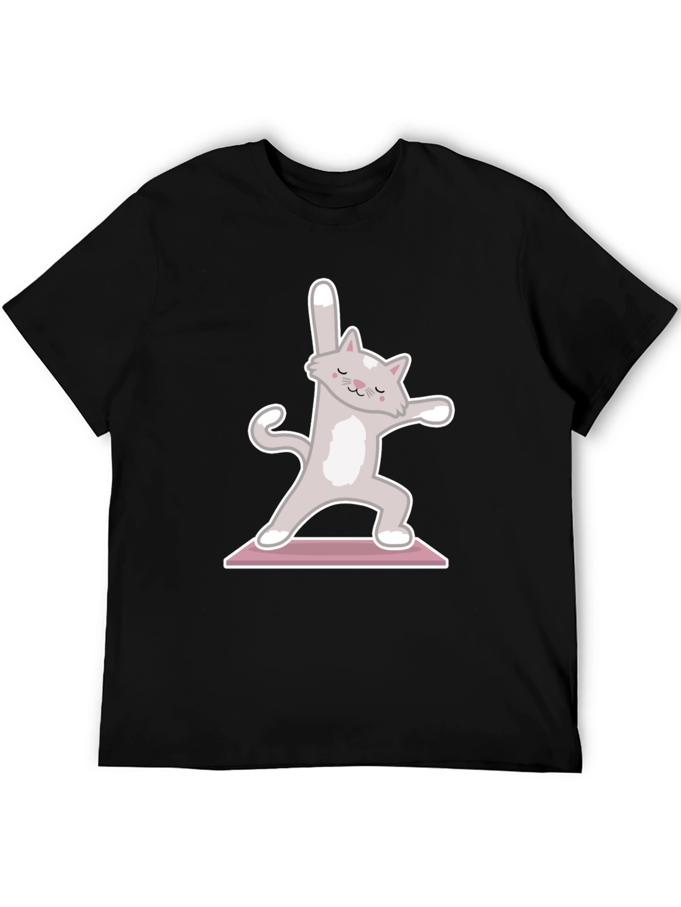 Yoga Cat T-Shirt - Zen Kitty Design