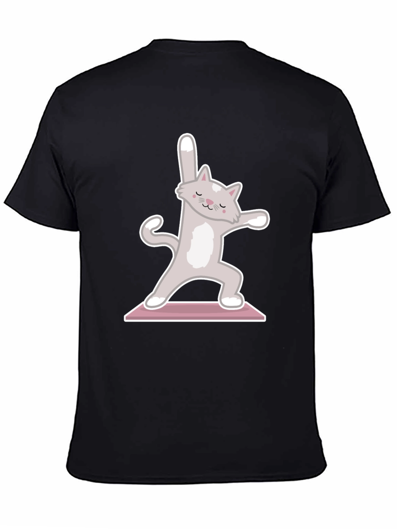 Yoga Cat T-Shirt - Zen Kitty Design