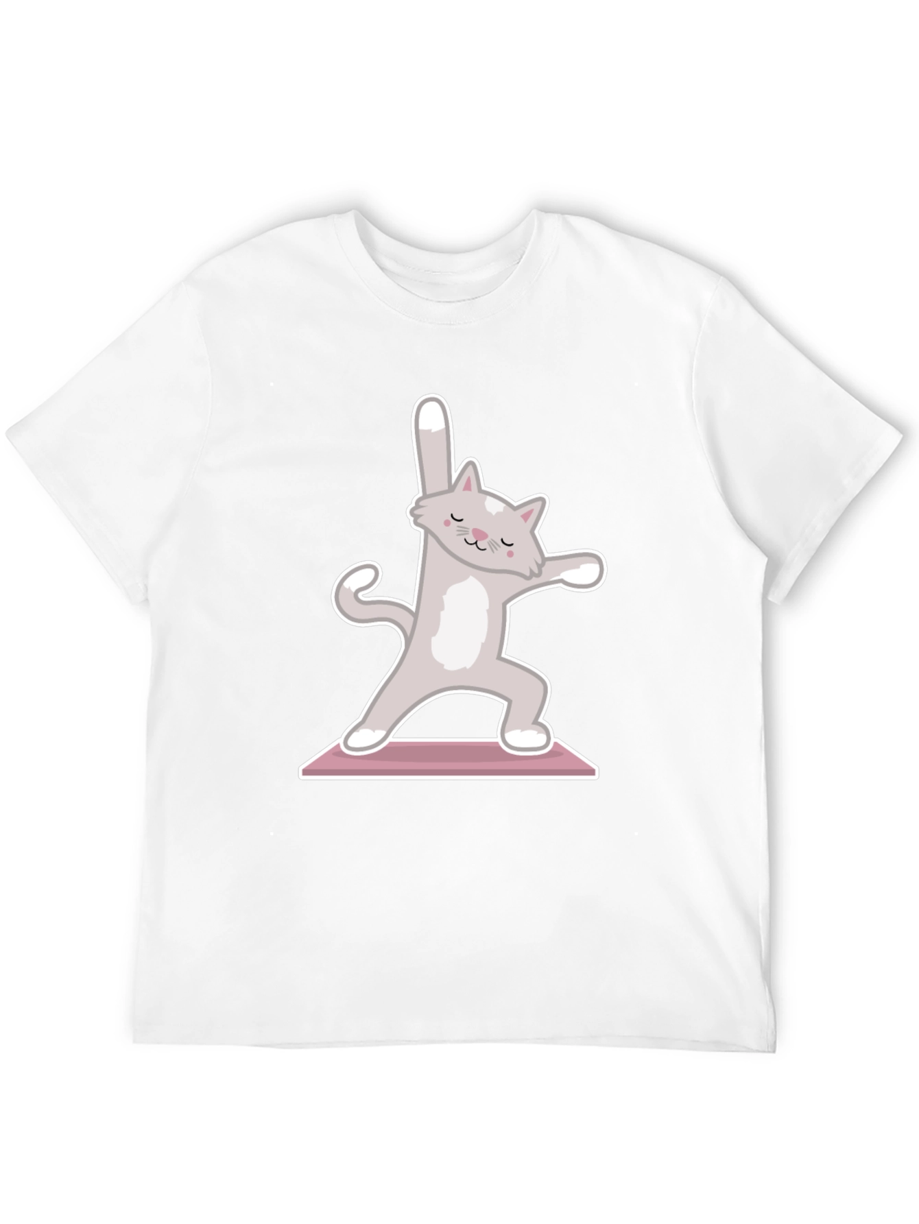Yoga Cat T-Shirt - Zen Kitty Design