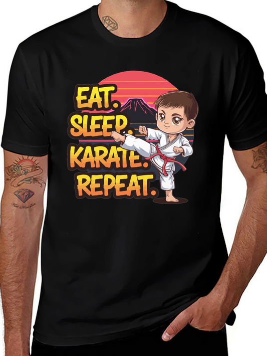 Eat Sleep Karate Repeat T-Shirt