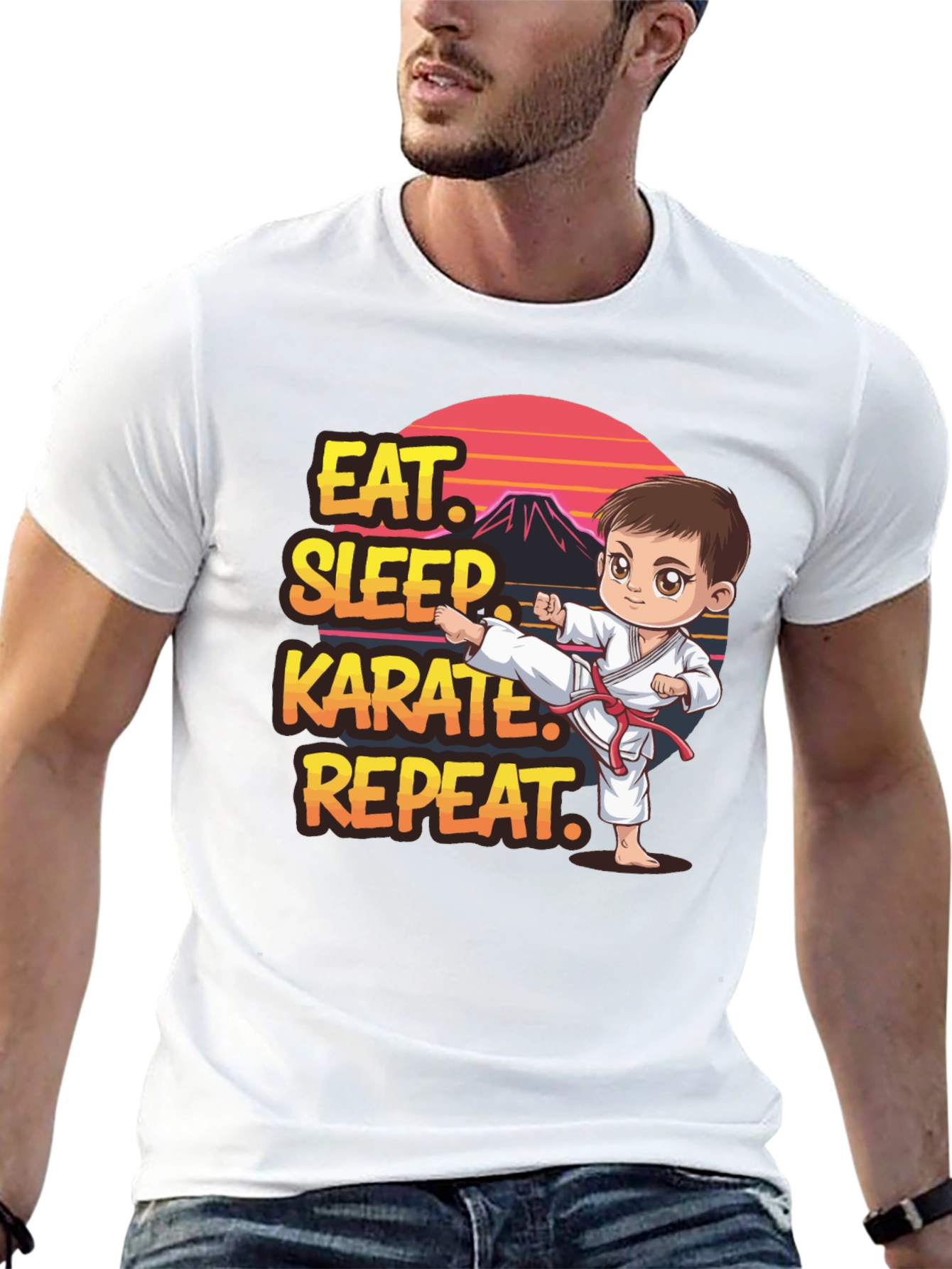 Eat Sleep Karate Repeat T-Shirt