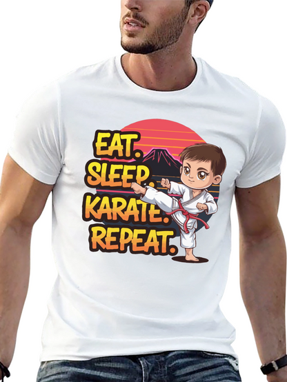Eat Sleep Karate Repeat T-Shirt