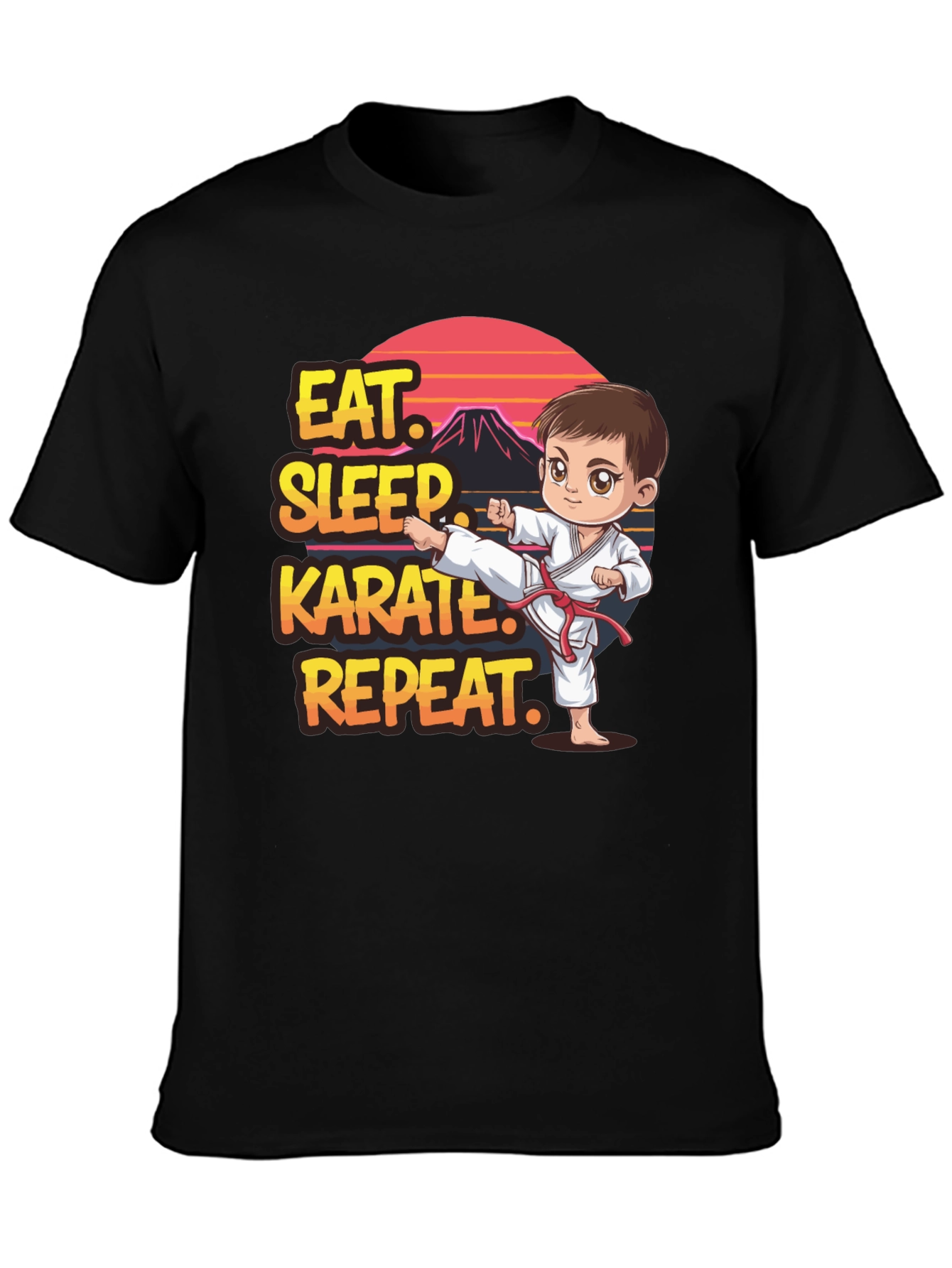 Eat Sleep Karate Repeat T-Shirt