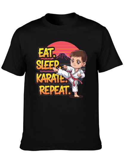 Eat Sleep Karate Repeat T-Shirt