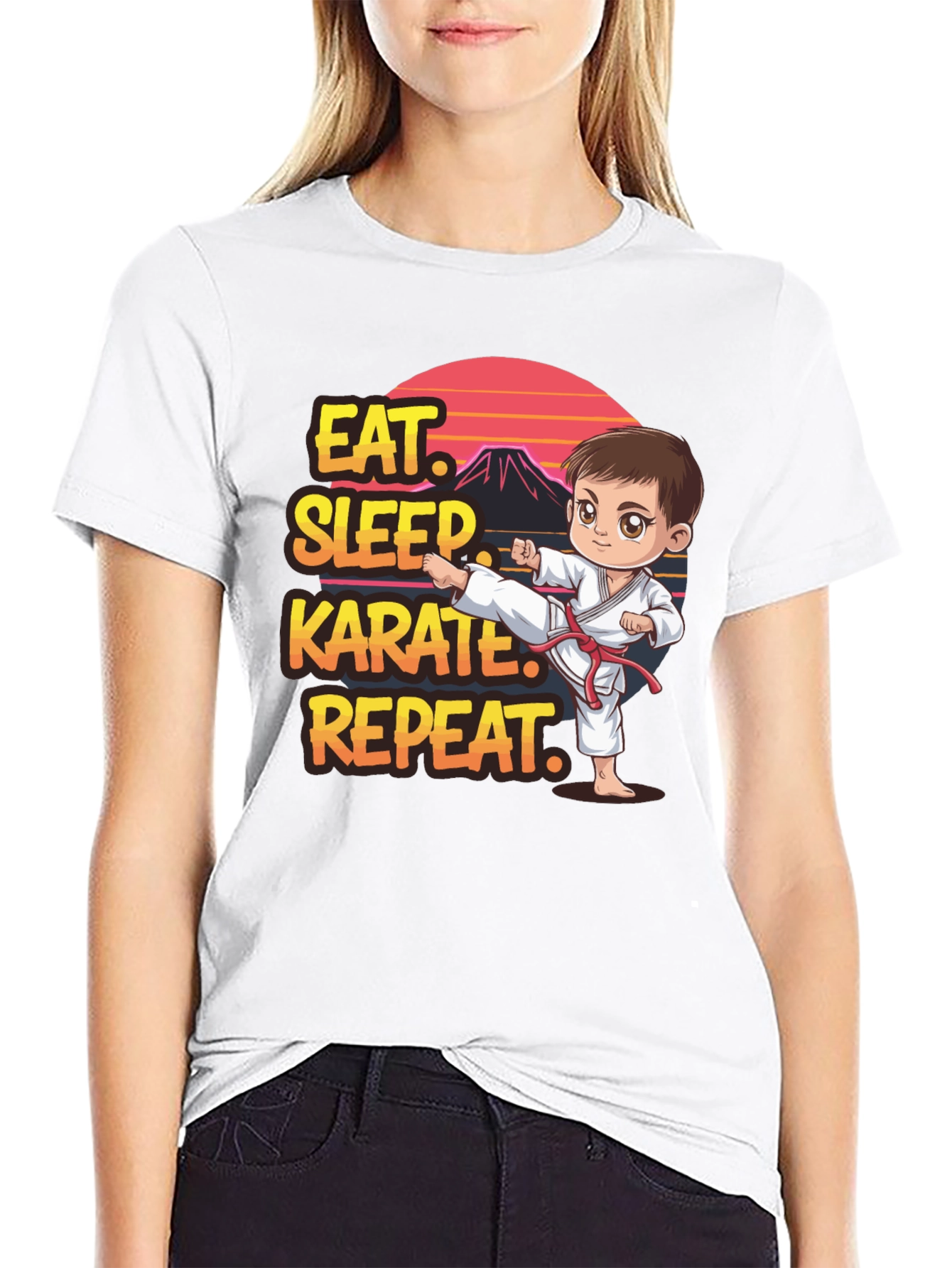 Eat Sleep Karate Repeat T-Shirt