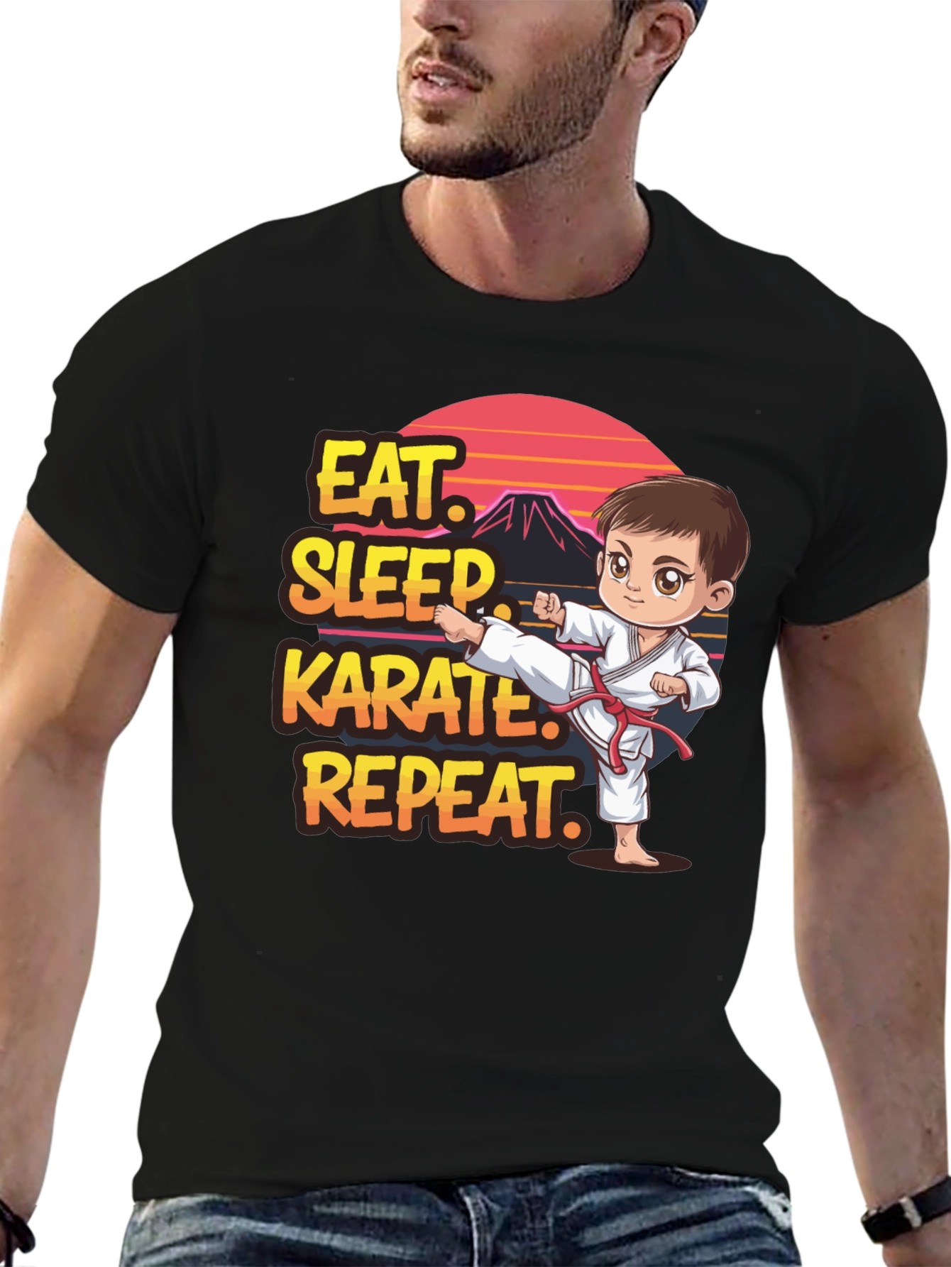 Eat Sleep Karate Repeat T-Shirt