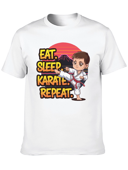 Eat Sleep Karate Repeat T-Shirt