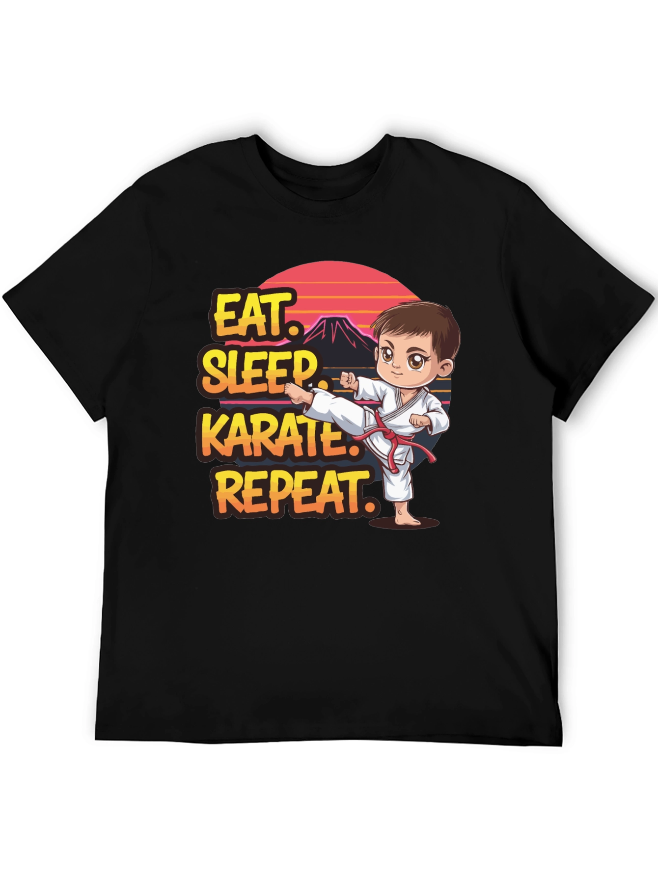 Eat Sleep Karate Repeat T-Shirt