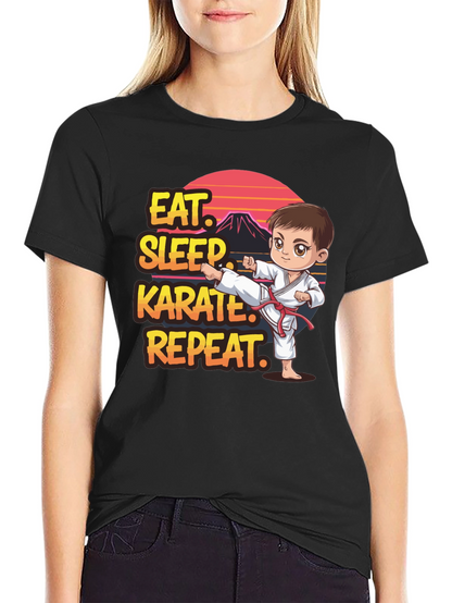 Eat Sleep Karate Repeat T-Shirt