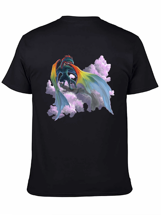 Dragon Cloud Graphic Print T-Shirt