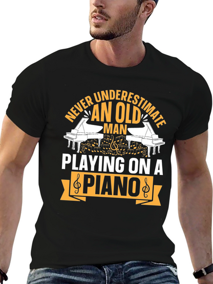 Never Underestimate an Old Man T-Shirt