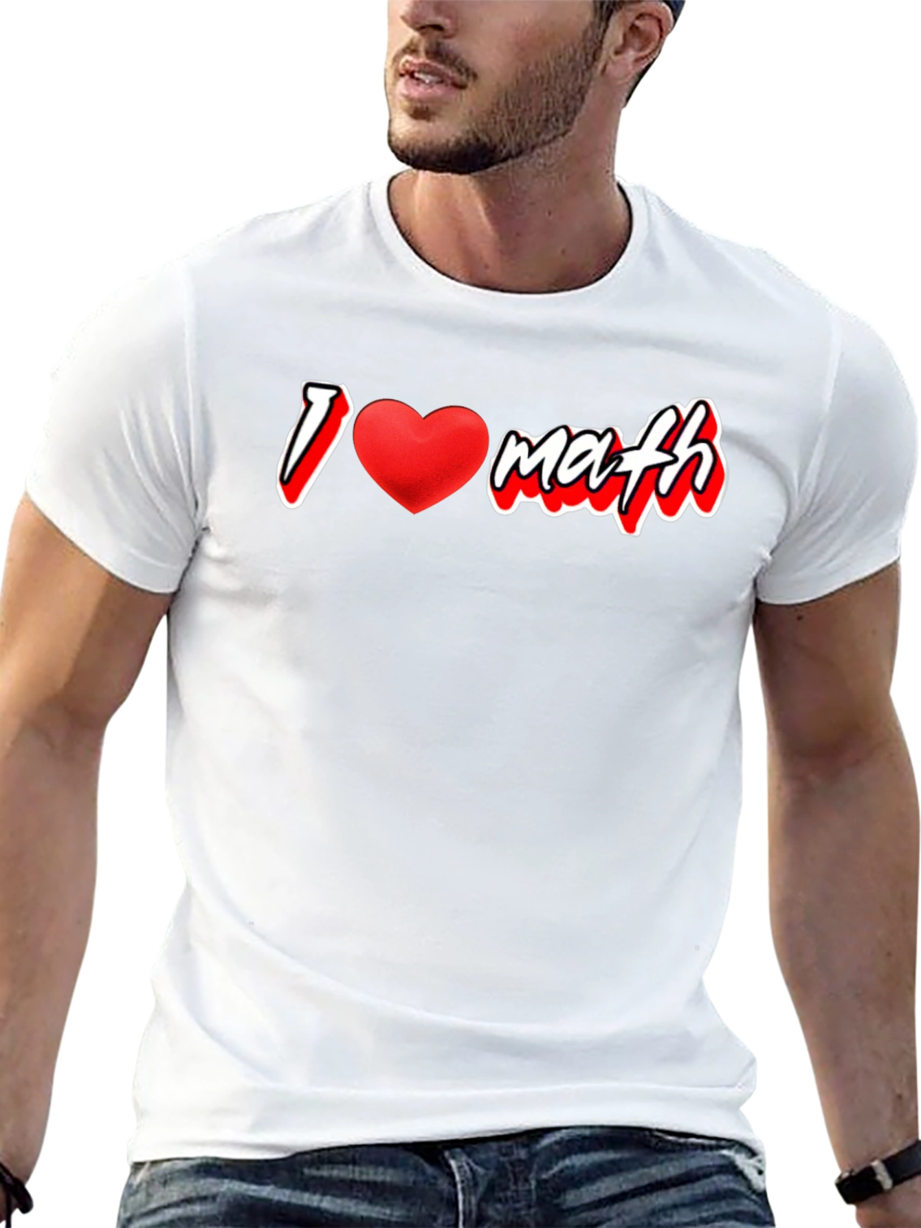 I Heart Math Graphic T-Shirt
