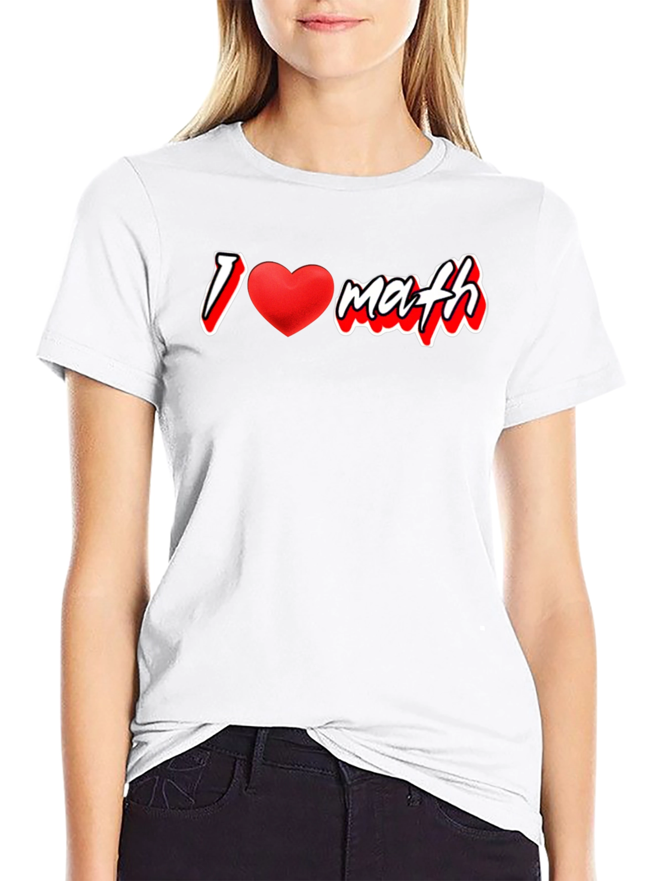 I Heart Math Graphic T-Shirt