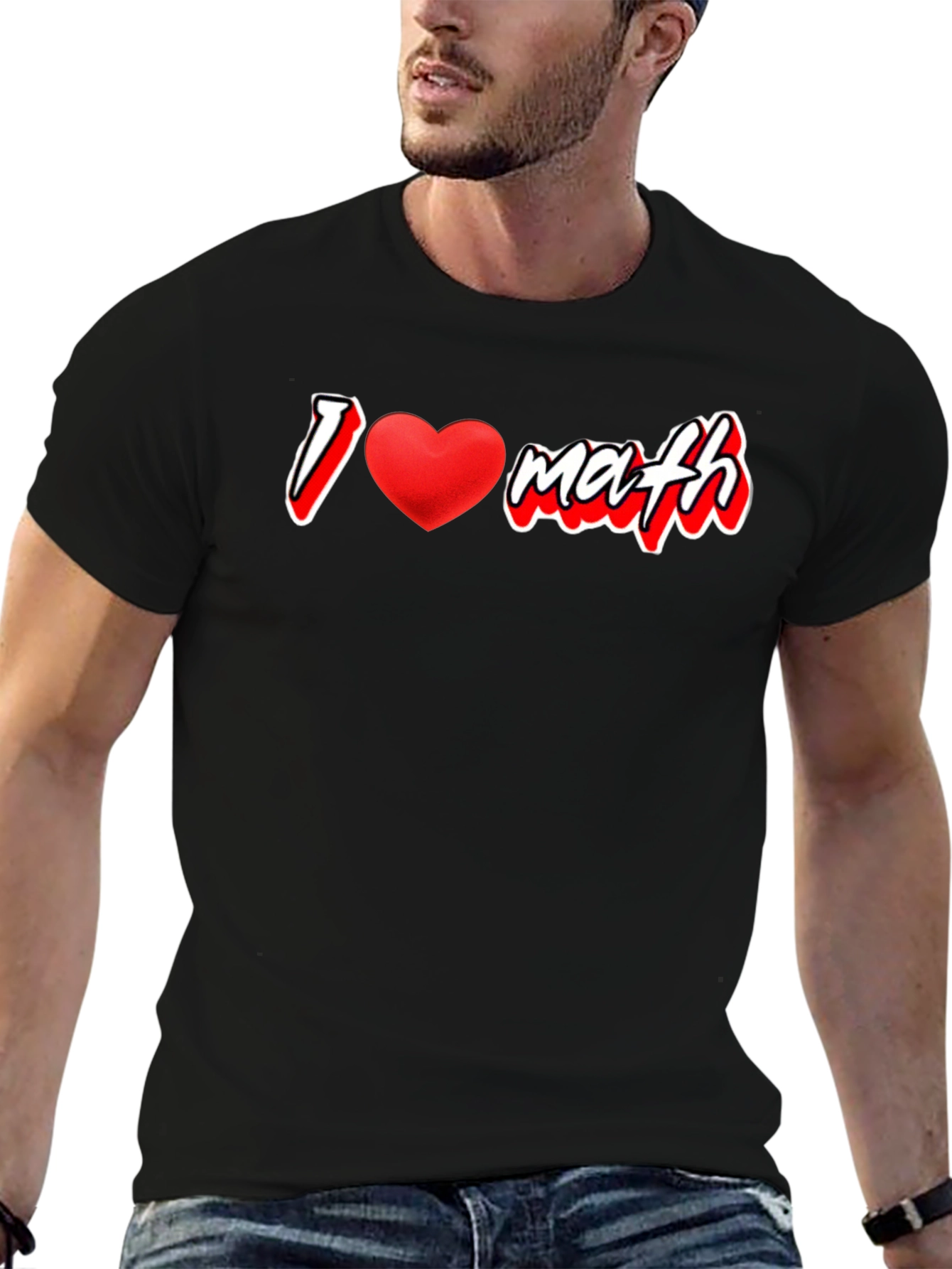 I Heart Math Graphic T-Shirt