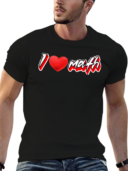 I Heart Math Graphic T-Shirt