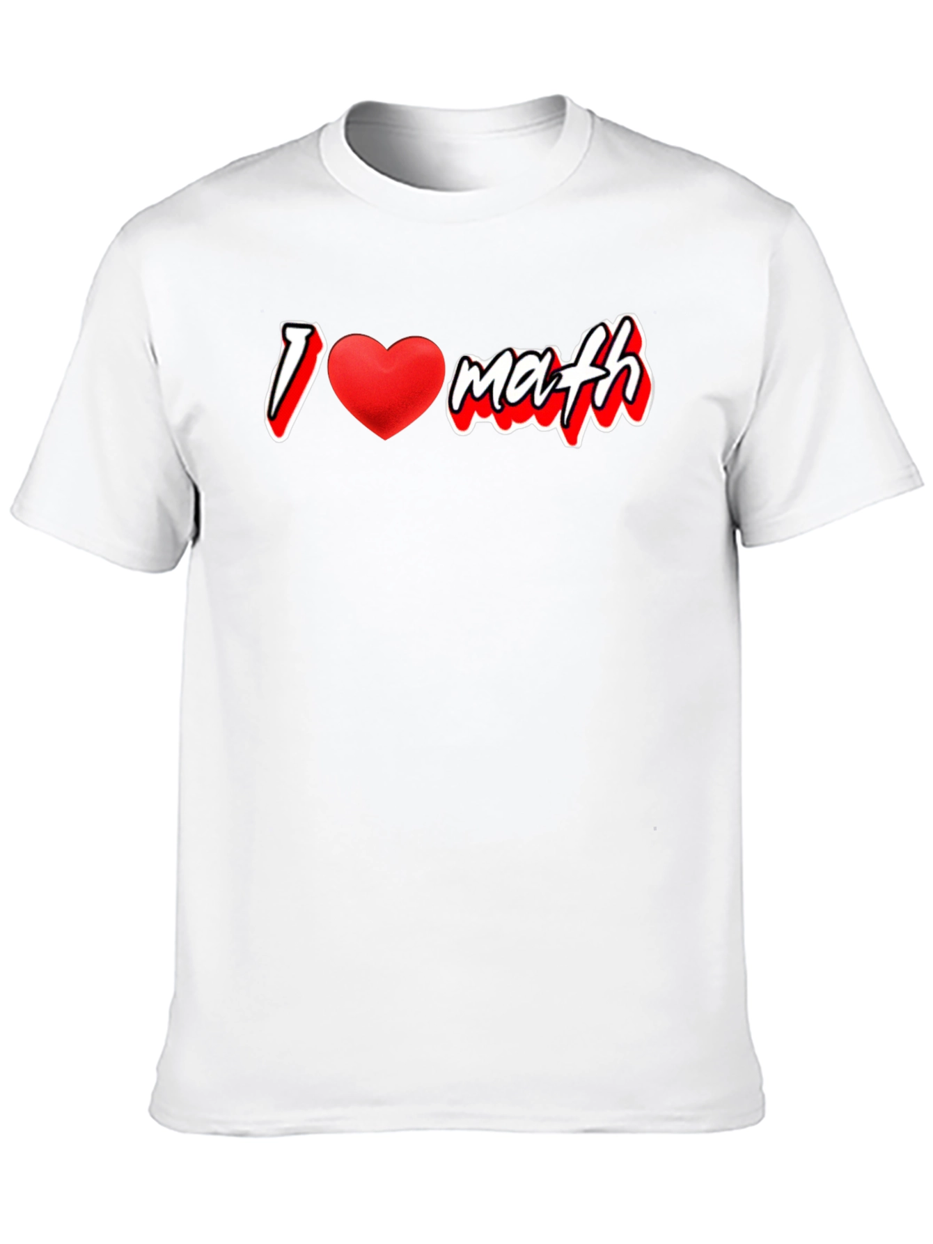 I Heart Math Graphic T-Shirt