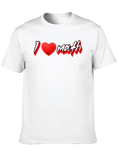 I Heart Math Graphic T-Shirt