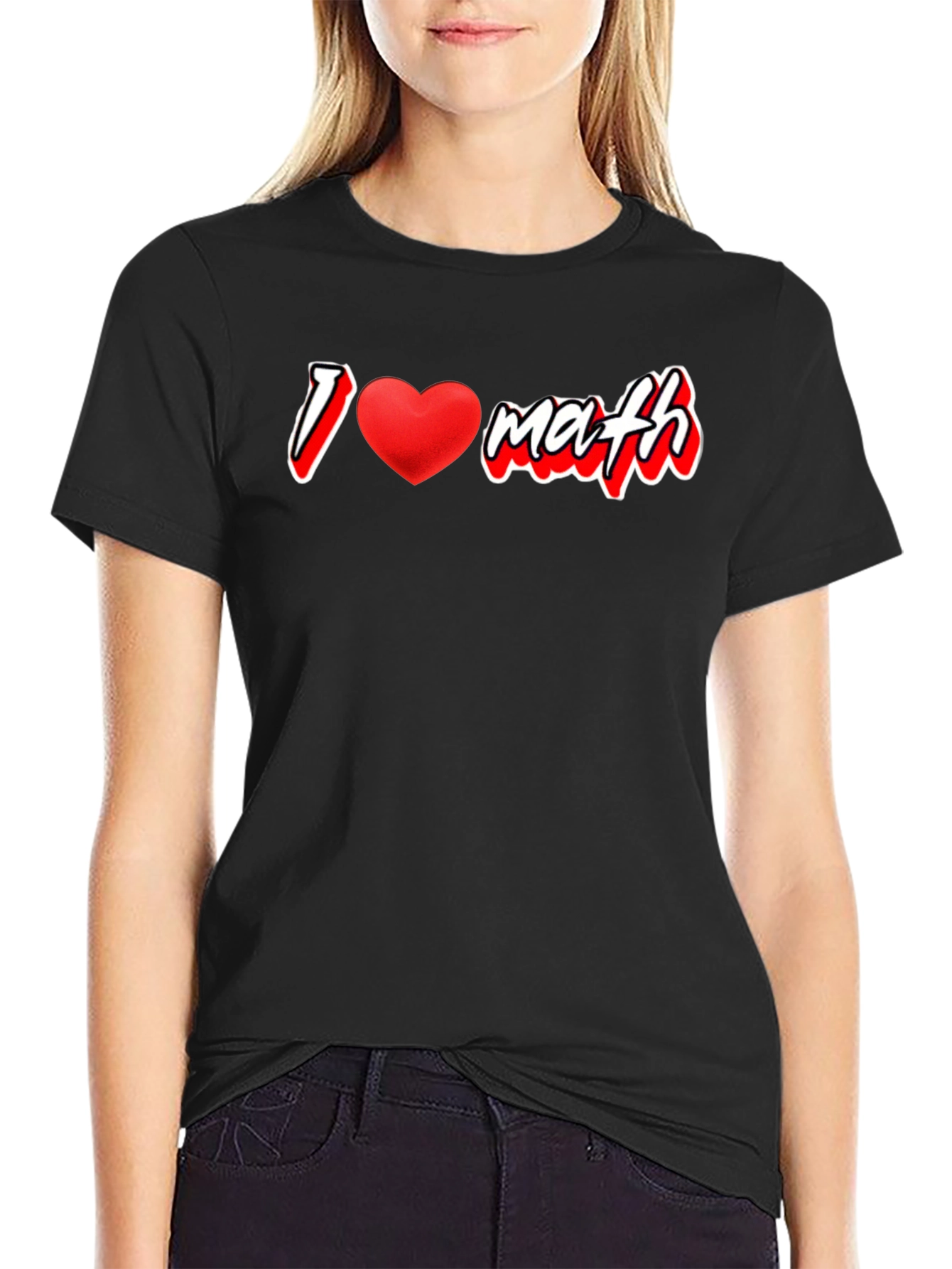 I Heart Math Graphic T-Shirt