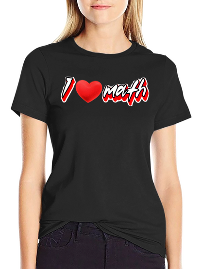 I Heart Math Graphic T-Shirt