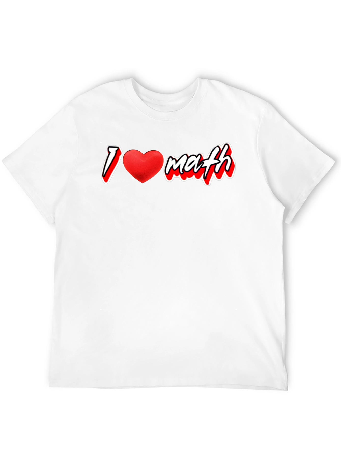 I Heart Math Graphic T-Shirt