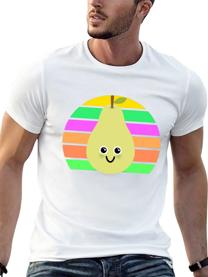 Cute Pear Graphic Tee - Unisex Black Shirt