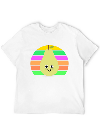 Cute Pear Graphic Tee - Unisex Black Shirt