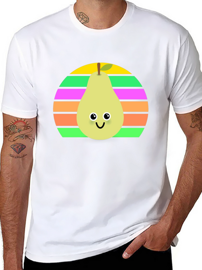 Cute Pear Graphic Tee - Unisex Black Shirt