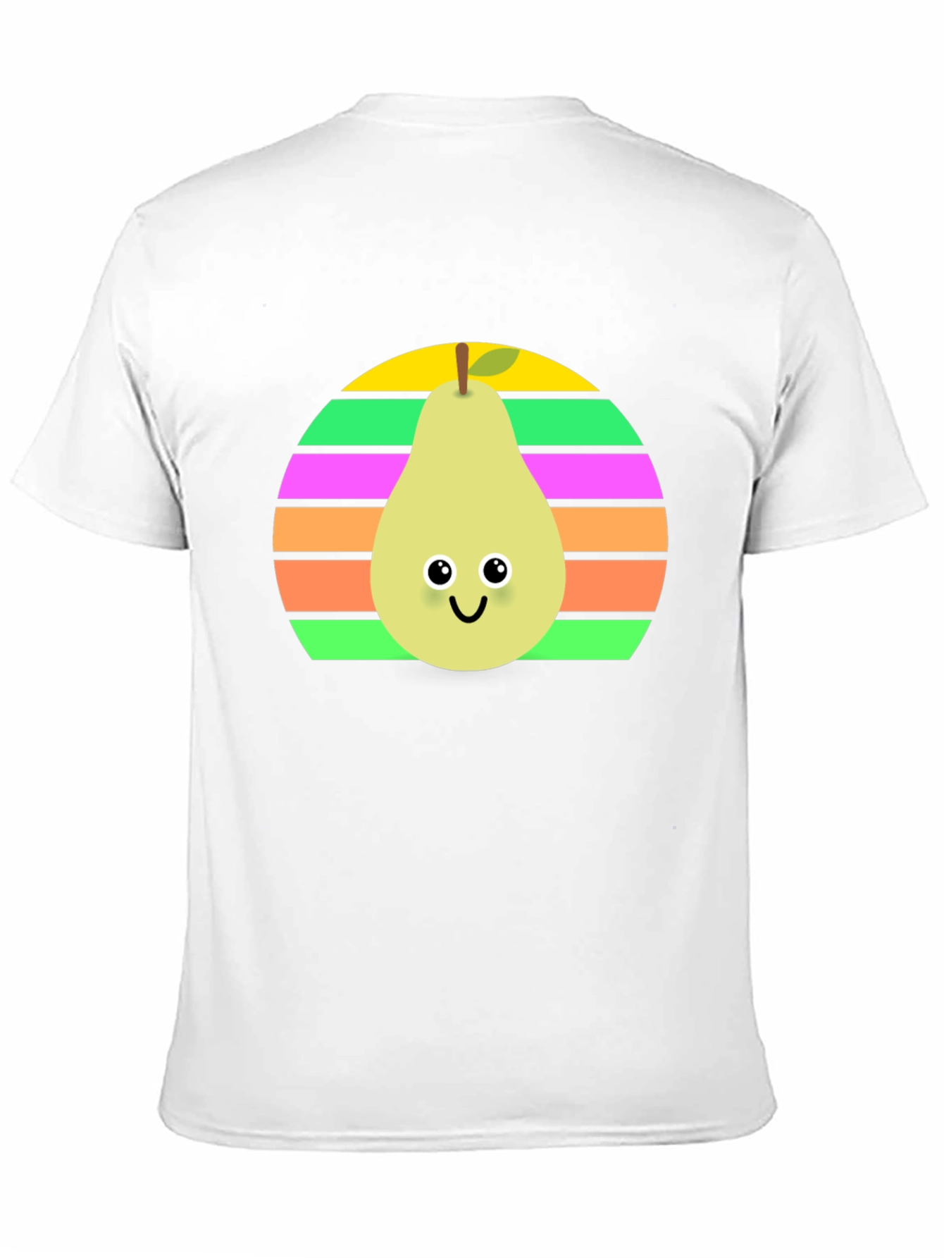 Cute Pear Graphic Tee - Unisex Black Shirt