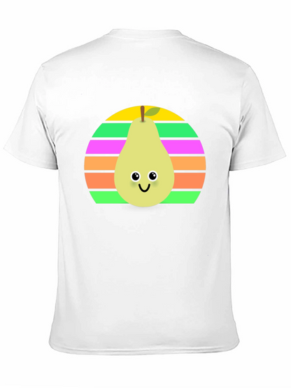 Cute Pear Graphic Tee - Unisex Black Shirt