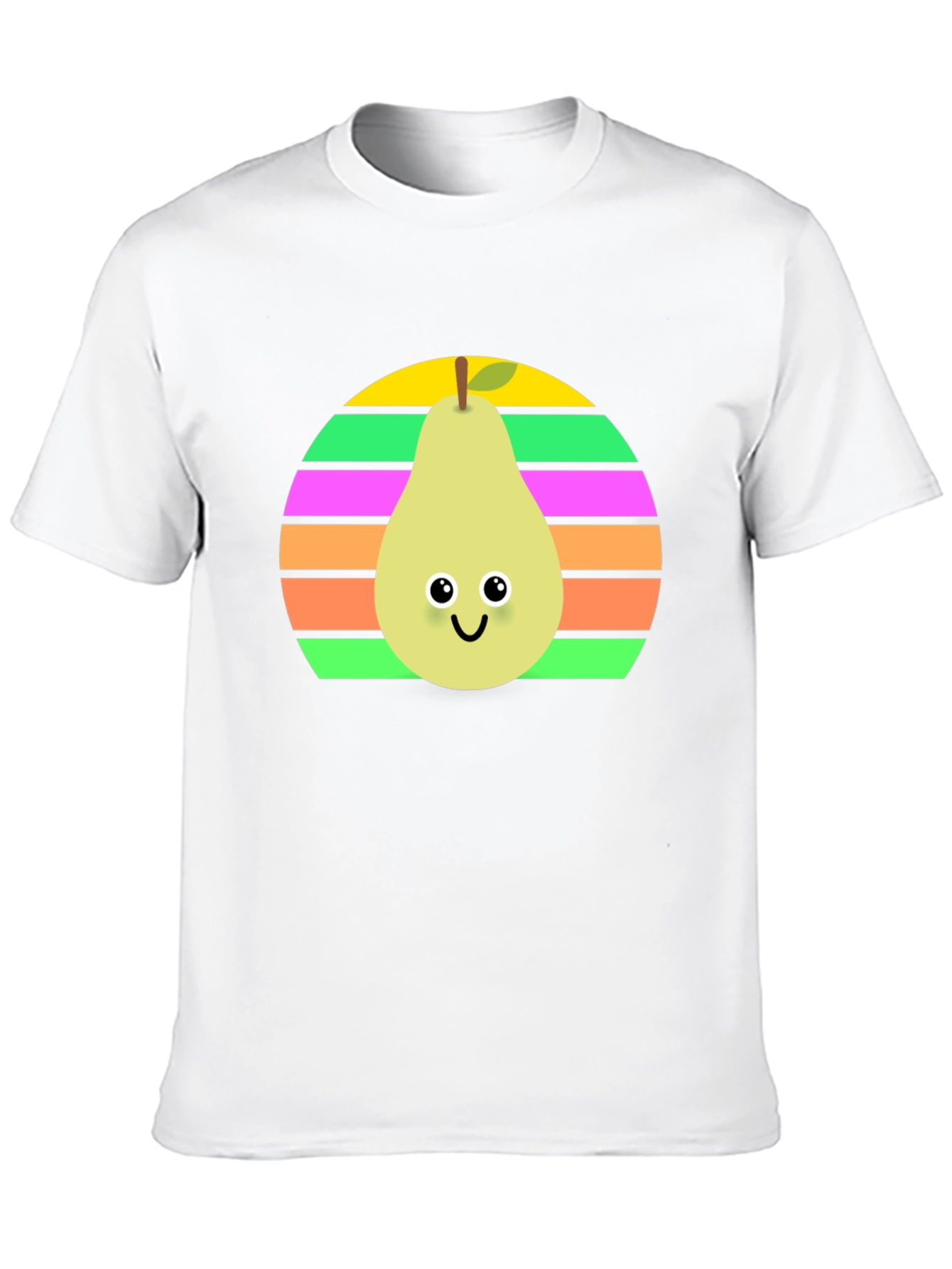Cute Pear Graphic Tee - Unisex Black Shirt