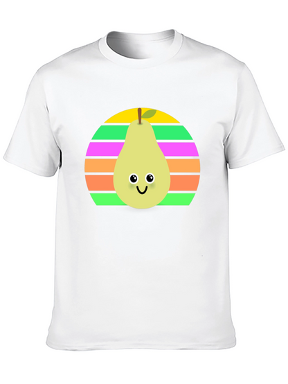 Cute Pear Graphic Tee - Unisex Black Shirt