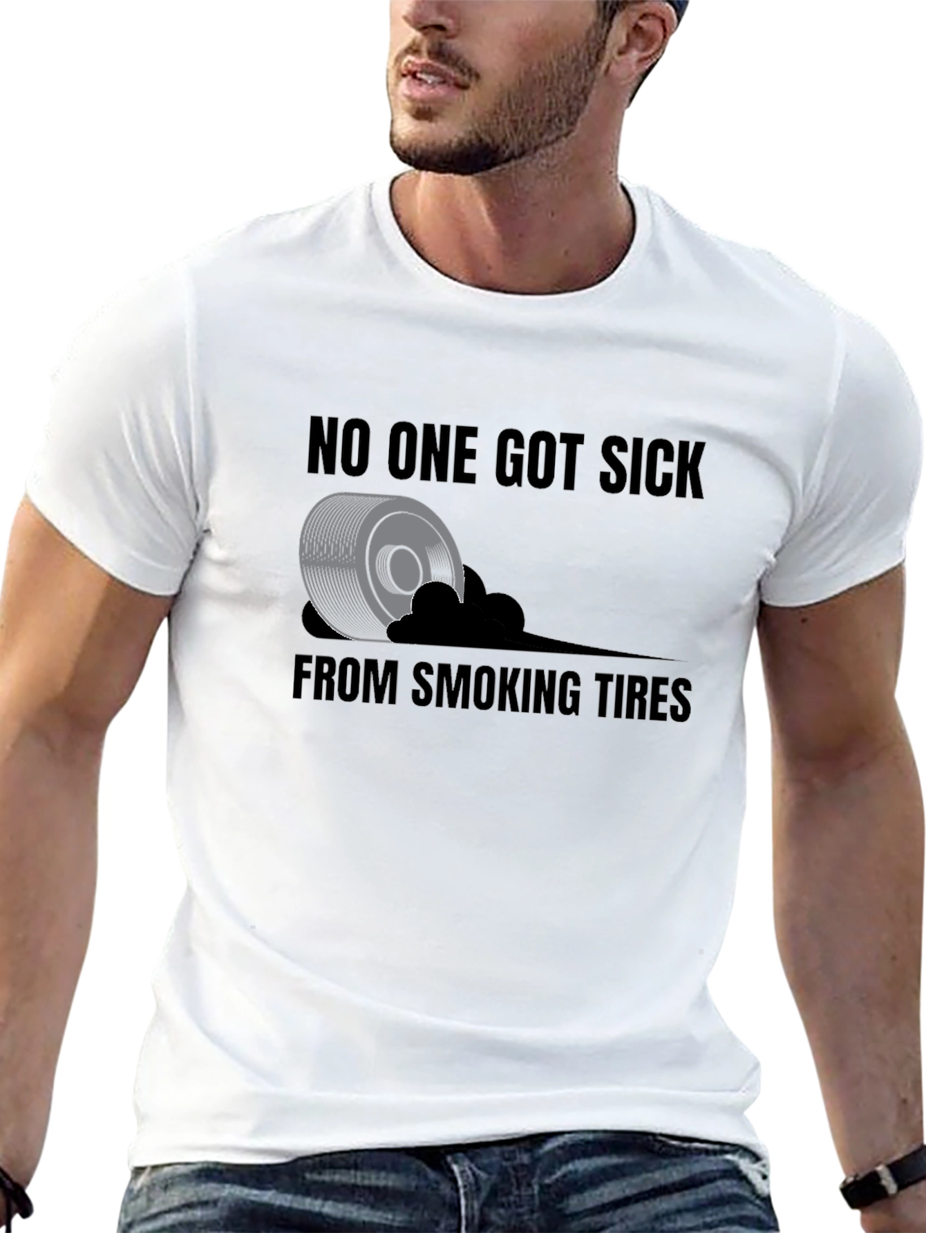 Smoking Tires Graphic Tee