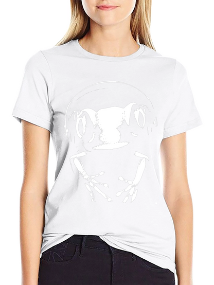 Frog DJ Black T-Shirt Cool Animal Graphic Tee
